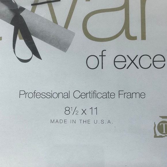 Timeless Frames Wooden 8.5" x 11" Award Frame set of 2 - Picture 8 of 9